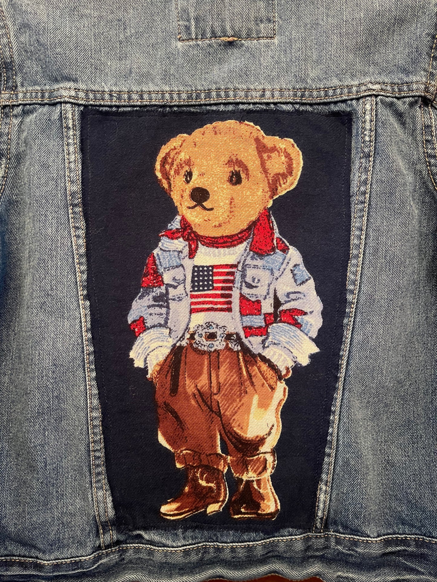 Girls polo bear Jean jacket