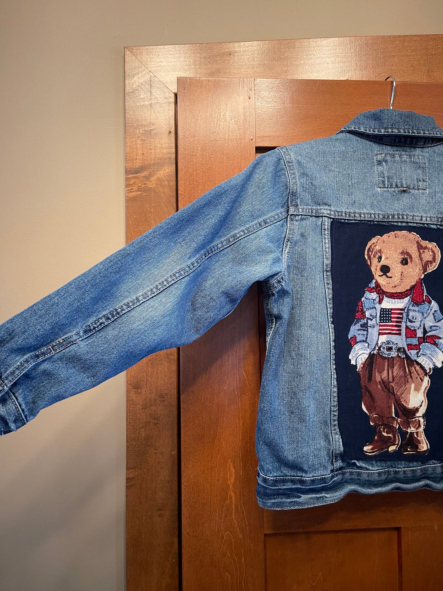 Girls polo bear Jean jacket