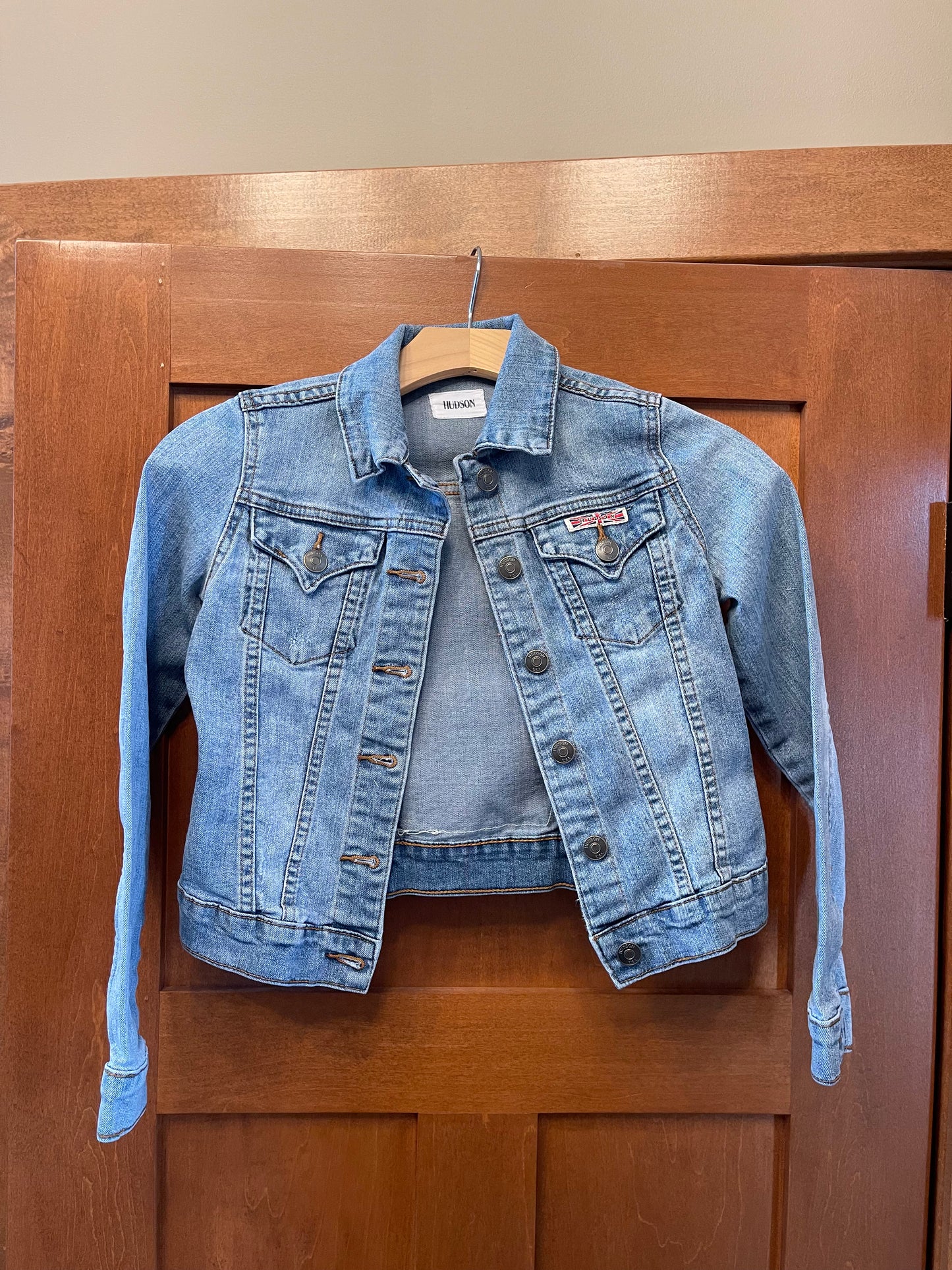 Kids Jean Jacket - Chanel Scarf